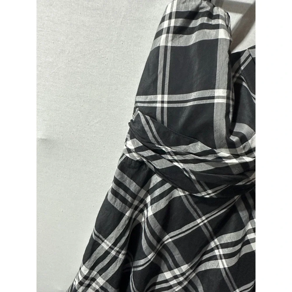 White House Black Market Plaid Mini Dress Strapless Sweetheart 12 - Picture 4 of 8